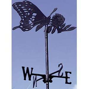    Whitehall Black Butterfly Garden Weathervane   00082