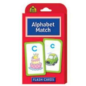   SCHOOL ZONE PUBLISHING ALPHABET MATCH FLASH CARDS 