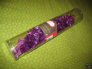 18 INCH TABLE TOP PURPLE CHRISTMAS TREE 62 tips 20 clear lights 