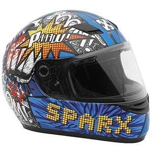  SparX S 07 Pow Helmet   X Large/Blue Automotive