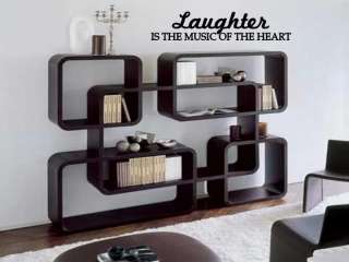 LAUGHTER Music of the Heart Vinyl Wall Art Decal Home  
