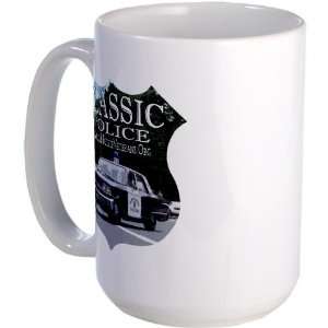  Classic Police Car Police Large Mug by  Kitchen 