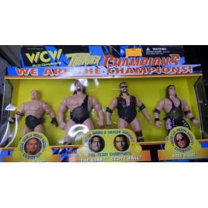 WCW Thunder Champions Goldberg, The Giant, Scott Hall & Brett Hart by 