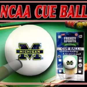  Michigan Wolverines NCAA Logo Cue Ball