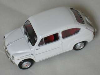 Hachette 143 1963 Fiat Abarth 1000 Berlina/Corsa MINT  