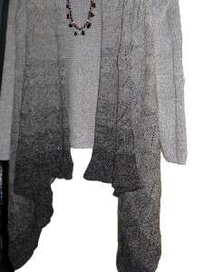 109 Coldwater creek cardigan cape sweater L XL1X 2X 3X  
