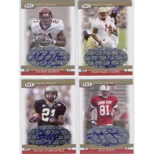 2005 Sage Hit Autographs Gold A31 Alex Smith Te   Tampa Bay Buccaneers 