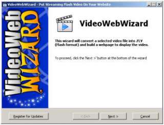 Video Web Wizard   Put Streaming Video On Your Website  
