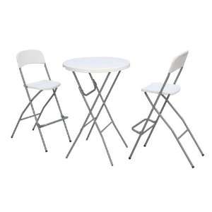  Tall Folding Bar Height Chairs and Table