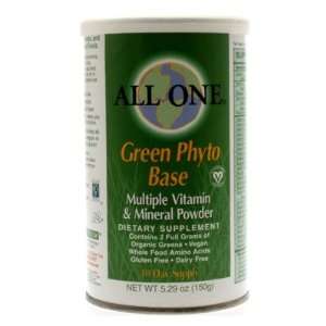 All One Nutritech   Multiple Vitamins & Minerals Green Phyto Base 5.29 