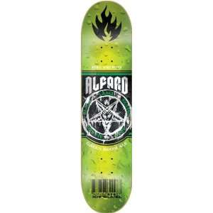 Black Label Alfaro Fire Brewed Deck 8.25 Blacklight Skateboard Decks
