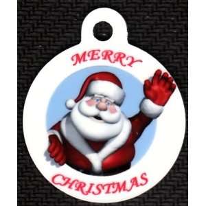   Santa Waving Pet Tags Direct Id Tag for Dogs & Cats