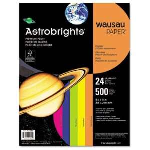  Wausau Paper Astrobrights 8 1/2 x 11 Inch 24 lb Colored 
