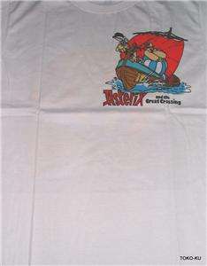 SHIRT THE ADVENTURES OF ASTERIX AND THE GREAT CROSSING ADULT SIZE S 