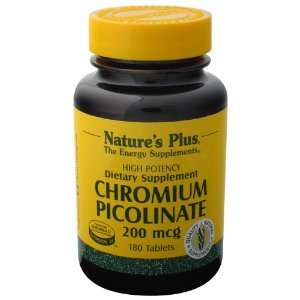   Chromium Picolinate (Chromax Ii), 200 mcg, 180 tablets Health