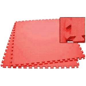  Large 40 x 40 Solid Red Color EVA Puzzle Mats Toys 