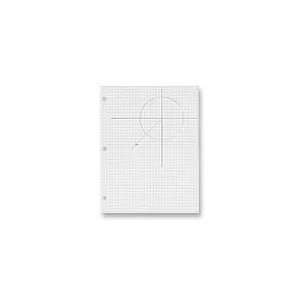  Everett Pad & Paper Quadrille Filler Paper, 3 Hole Punched 