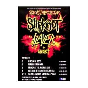  SLIPKNOT Unholy Alliance Tour 2004 Music Poster
