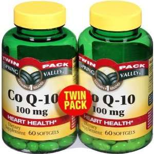  Spring Valley Co Q 10 100mg Heart Health Supplement, 120 