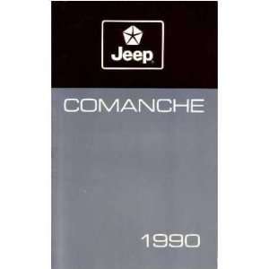  1990 JEEP COMANCHE Owners Manual User Guide Automotive