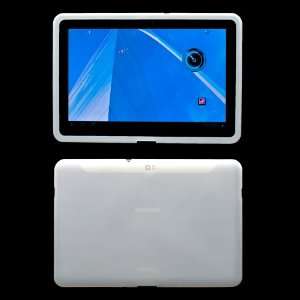  Frost White Silicone Skin Cover for Samsung Galaxy Tab 10 