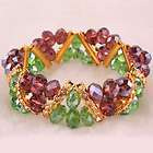 Crystal Abacus faceted Loose beads Bracelet 7 FH109