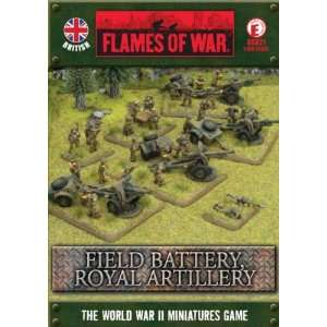   Flames of War   British British Royal Artillery Platoon Toys & Games