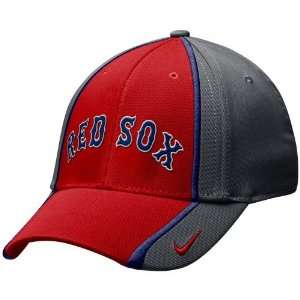  Nike Boston Red Sox Charcoal Red 2 Tone Tactile Swoosh 