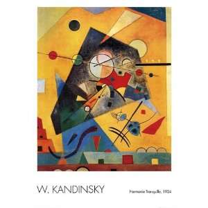 Harmonie Tranquille, C.1924   Poster by Wassily Kandinsky (27.5 x 39 