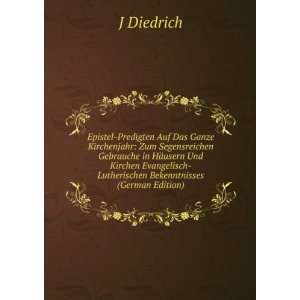   Bekenntnisses (German Edition) (9785875608636) J Diedrich Books