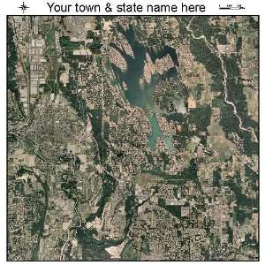   Photography Map of Bonney Lake, Washington 2011 WA 