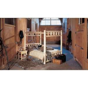   Company® Queen Cedar Log Canopy Bed 