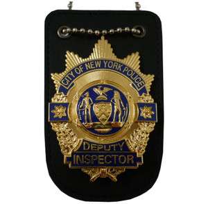 Leather Neck Police Badge Holder. All styles LAPD, NYPD  