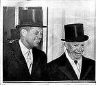 CT PHOTO abj 809 John F Kennedy Inauguration Dwight D Eisenhower 1961 