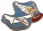 WWII NOSE ART   THE ANGRY ANGEL   HATPIN **LAST ONE*