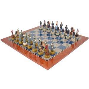  Large Civil War Theme Chess Set Deluxe Package Toys 