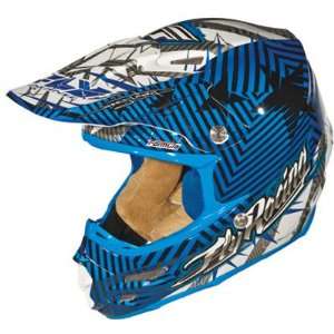  Fly Racing Formula Clash Motocross Helmet Blue/White XXL 