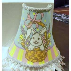  Beaded Lamp Shade Bunny Night Light w. on/off switch 