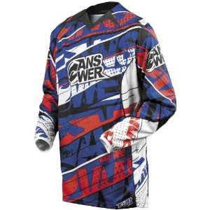  Answer Alpha Jersey , Color Red/Blue, Size XL, Style F 