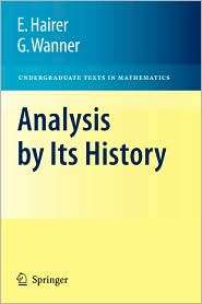 Analysis by Its History, (0387770313), Ernst Hairer, Textbooks 