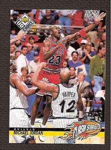 UPPER DECK 1998 99 #185 MICHAEL JORDAN FLASH STATS  