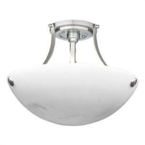  LBL Lighting JC433ALSC2D60 Hemisphere 3 Light Semi Flush 