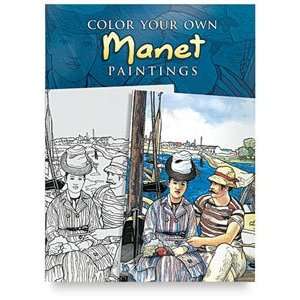  Masterpiece Coloring Books by Dover   Color Your Own Manet 