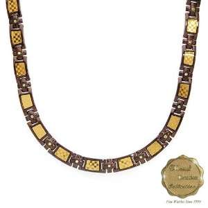 MARCEL DRUCKER Wonderful Necklace With 0.76ctw Genuine Peridots in 24K 