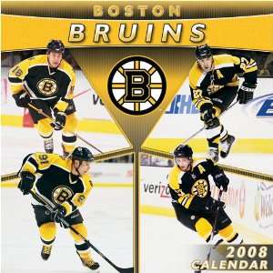 Boston Bruins 12 x 12 2008 NHL Wall Calendar Sports 