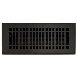 Cast Iron Wall Register with Louvers   4 X 10 (5 1/2 x 12 Overall 