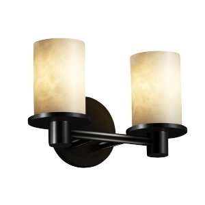   Justice Design   Rondo 2 Light Wall Sconce   Clouds