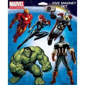    Marvel Universe Five Magnet Character Set