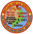 BATTLE OF LA DRANG PATCH, WE WERE SOLDIERS ONCE, AND YOUNG, 6TH/7TH 