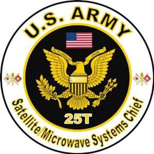United States Army MOS 25T Satellite   Microwave Systems Chief Decal 